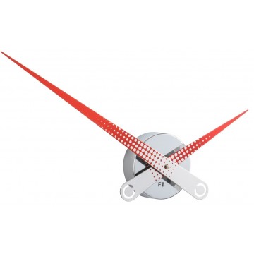 Dizajnové nalepovacie hodiny Future Time FT9630RD Hands 60cm